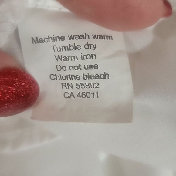 Neil Allyn For Women Classic White Women's Tuxedo Dress Shirt, Size 10 - Picture 4 of 4